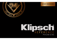 Klipsch RP-450C - Owners Manual